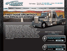 Tablet Screenshot of exclusiverecoveryinc.com